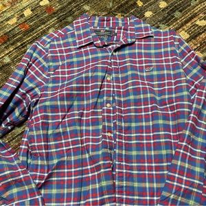 Vineyard vines whale slim fit shirt size L